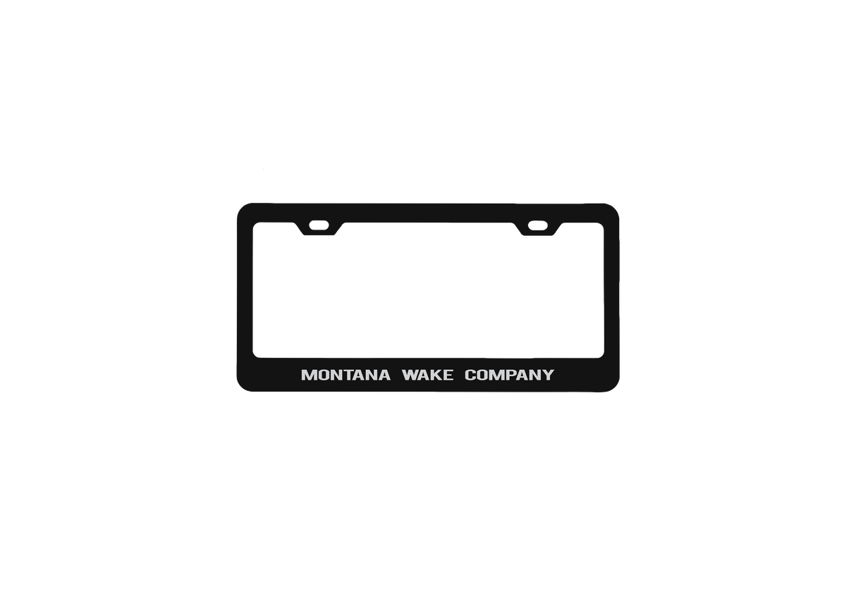 Montana Wake Company License Plate Frame