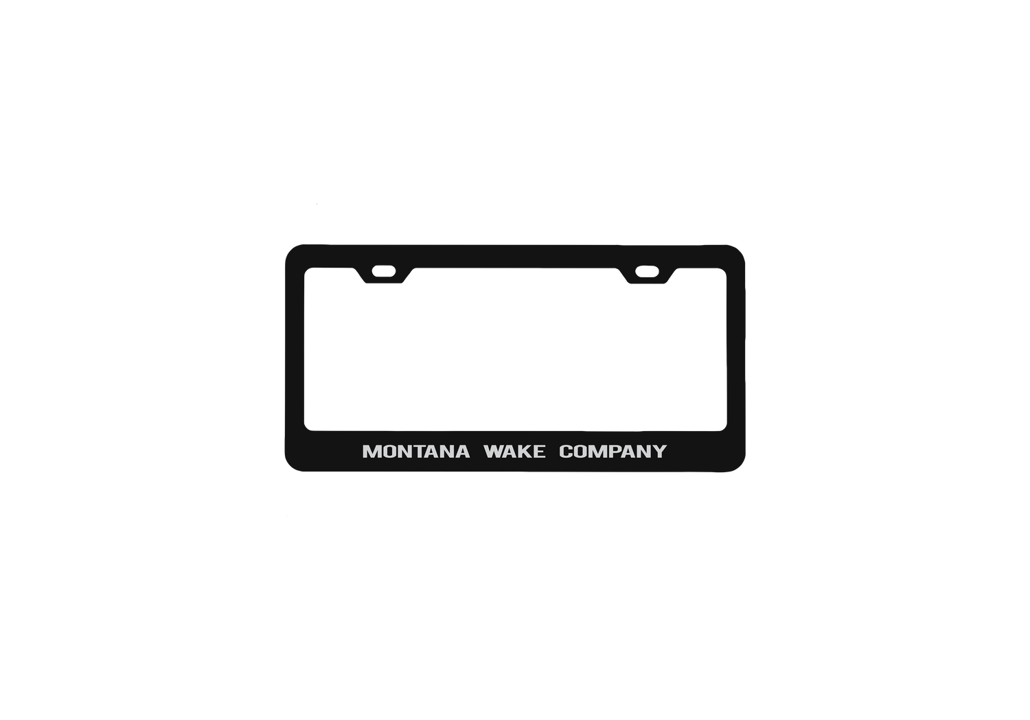 Montana Wake Company License Plate Frame