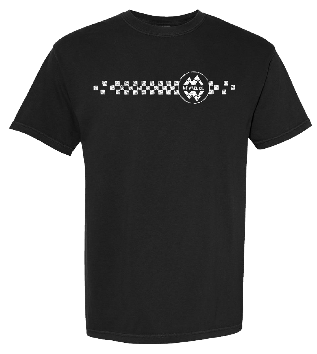 Montana Wake Floating Checkers Tee - Black
