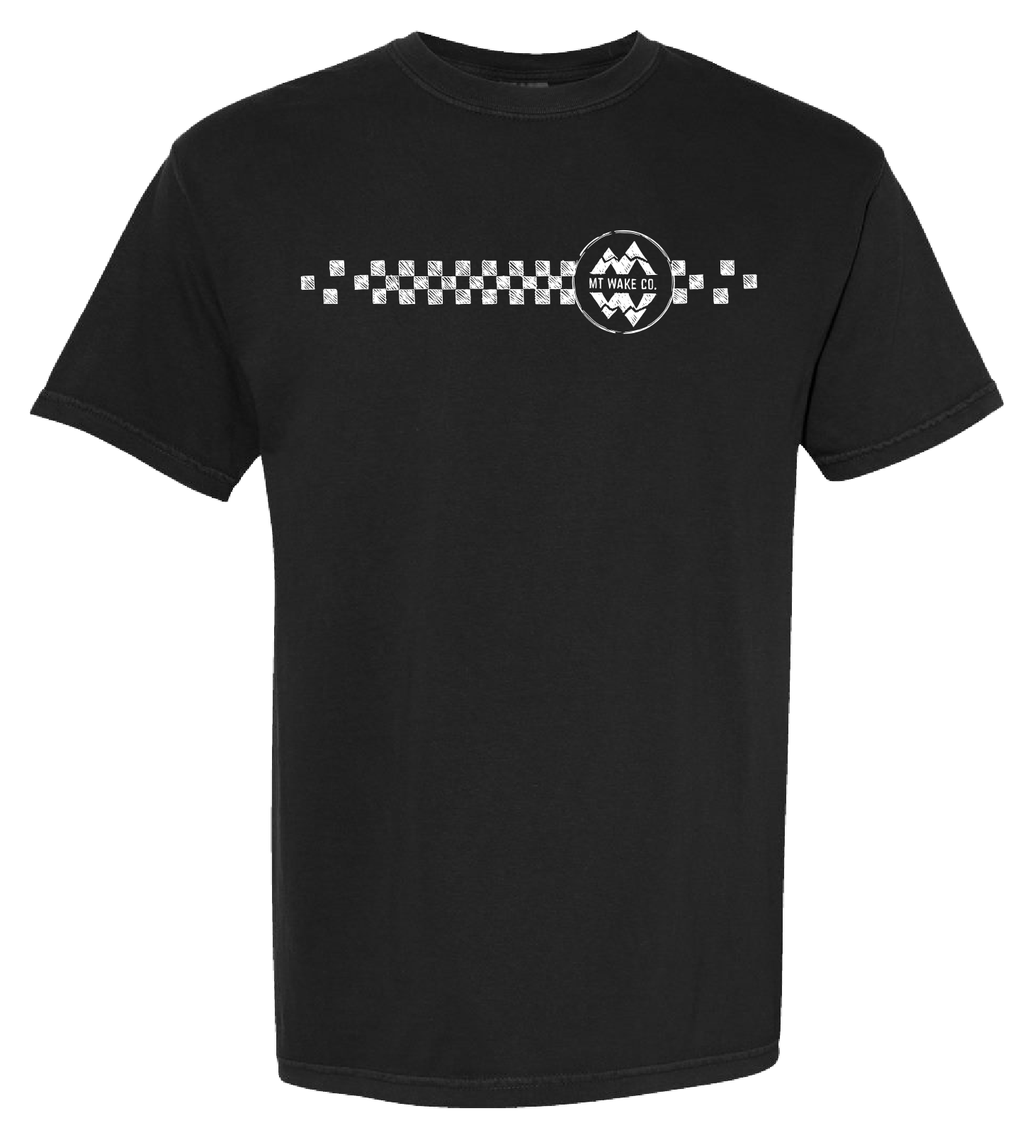 Montana Wake Floating Checkers Tee - Black