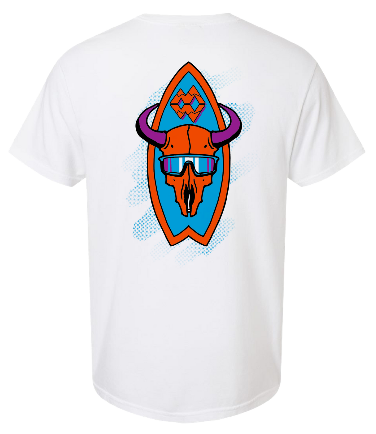 Montana Wake More Cow Bell Tee - White