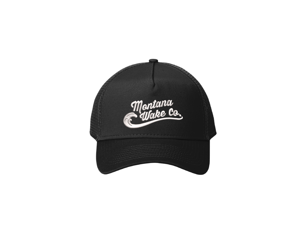Montana Wake Slugger Snapback Trucker Cap - Black