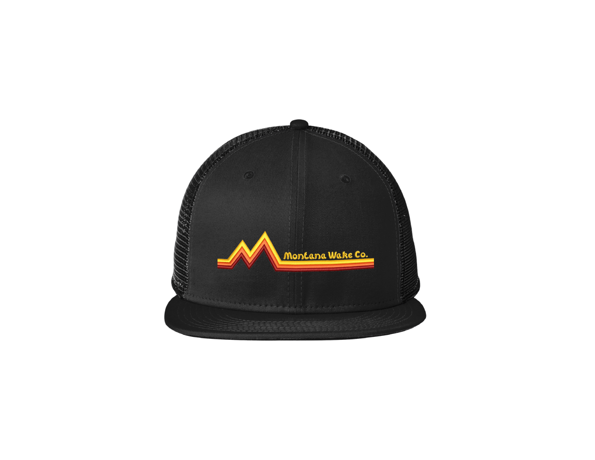 Montana Wake Mline Snapback Trucker Cap - Black