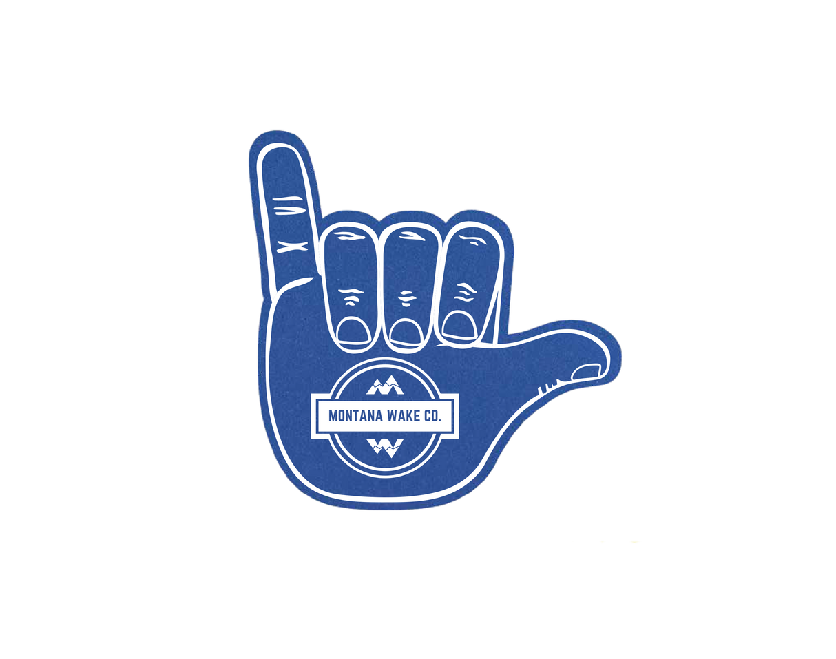 Montana Wake Foam Hang Loose Hand - Royal