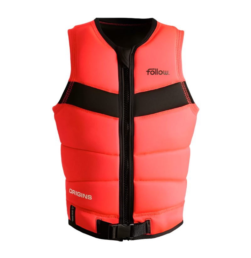 Follow Origins Ladies Jacket *Fluro Peach