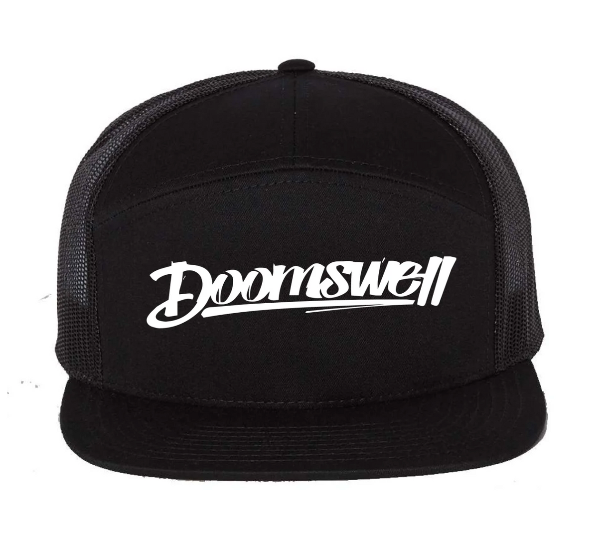 Doomswell Hat - Black - Flat Bill