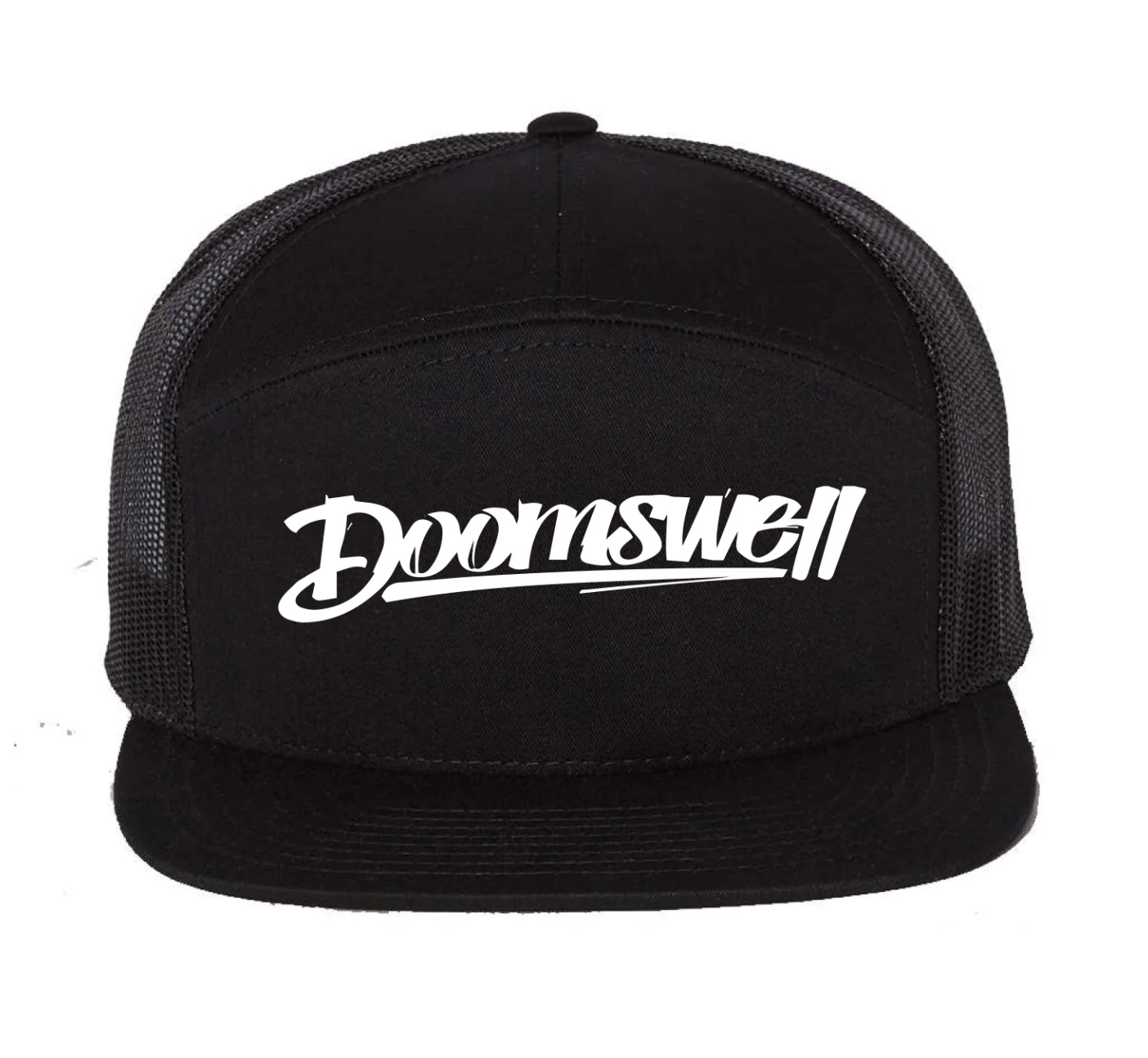 Doomswell Hat - Black - Flat Bill