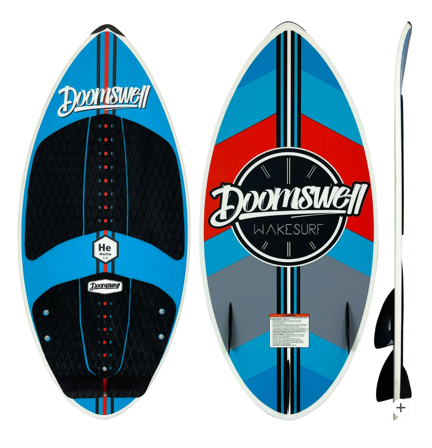 Doomswell Helio 3'-8" - Blue Red