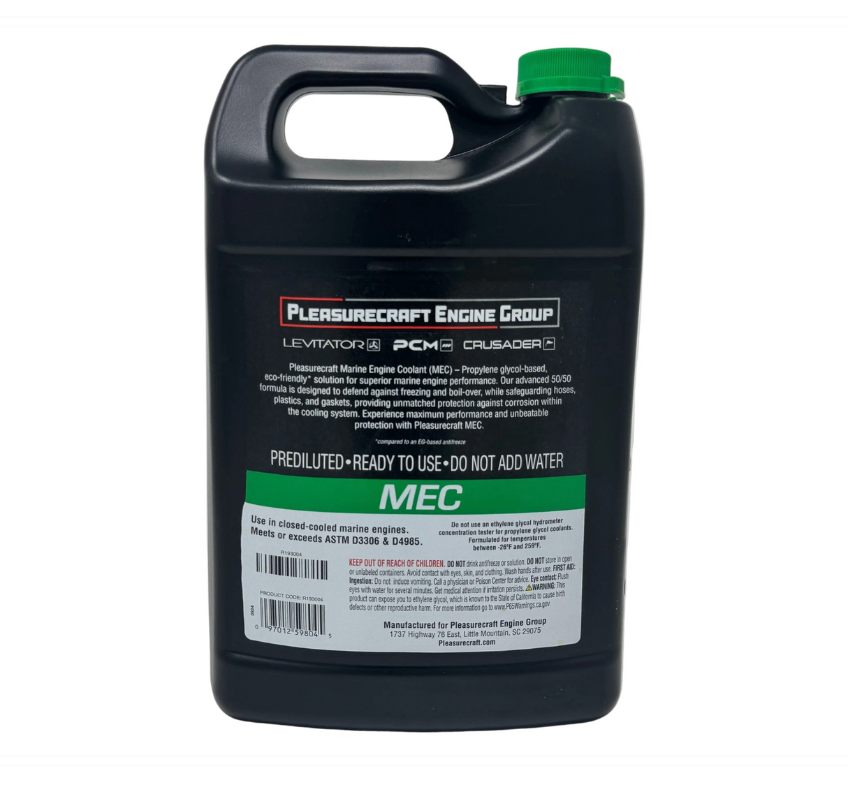 PCM Marine Engine Coolant - Propylene Glycol 50/50 - Gallon R193004