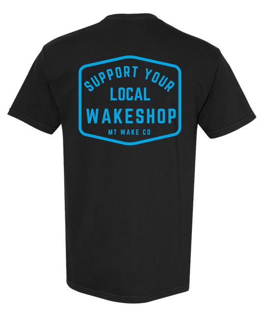 Montana Wake Support Your Local Tee - Black