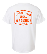 Montana Wake Support Your Local Tee - White