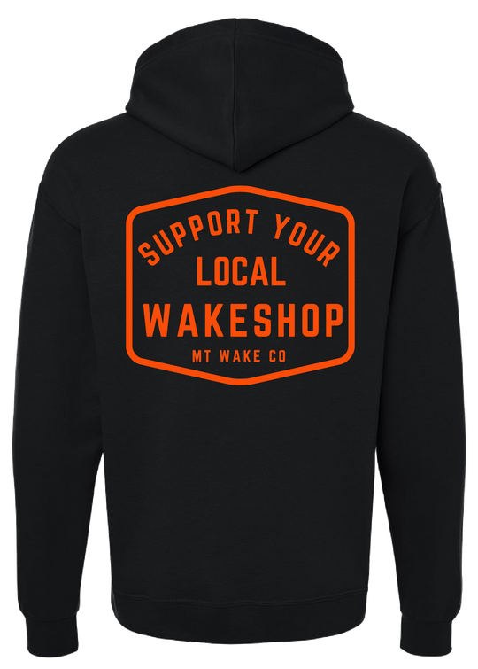 Montana Wake Support Your Local Hoodie - Black